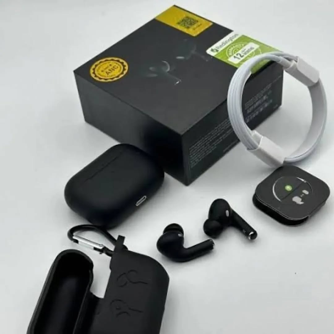 Airpods Pro 2 Noise Reduction Wireless Earbuds For Android And Ios/airpods (Black)