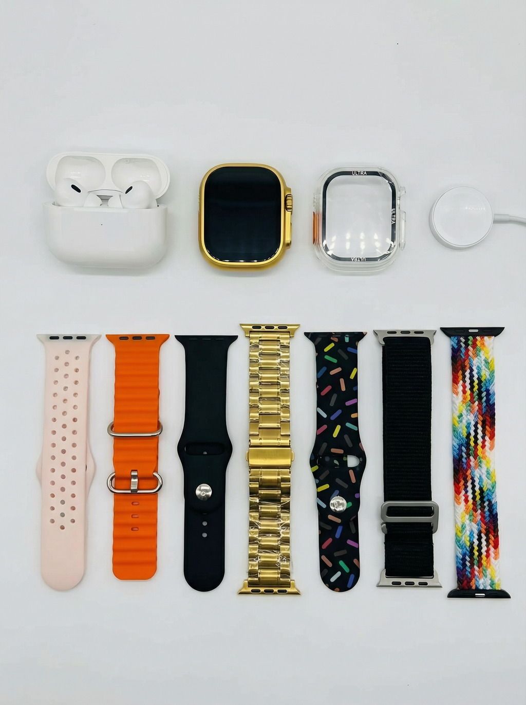 I20 Ultra Max 10-in-1 Smartwatch Combo + AirPods 2