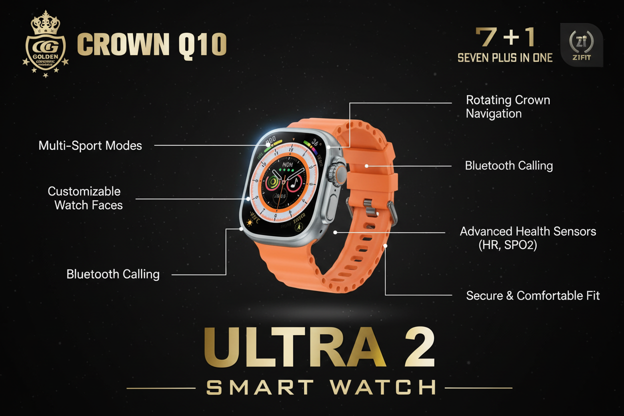 Q10 7 In 1 Smart Watch