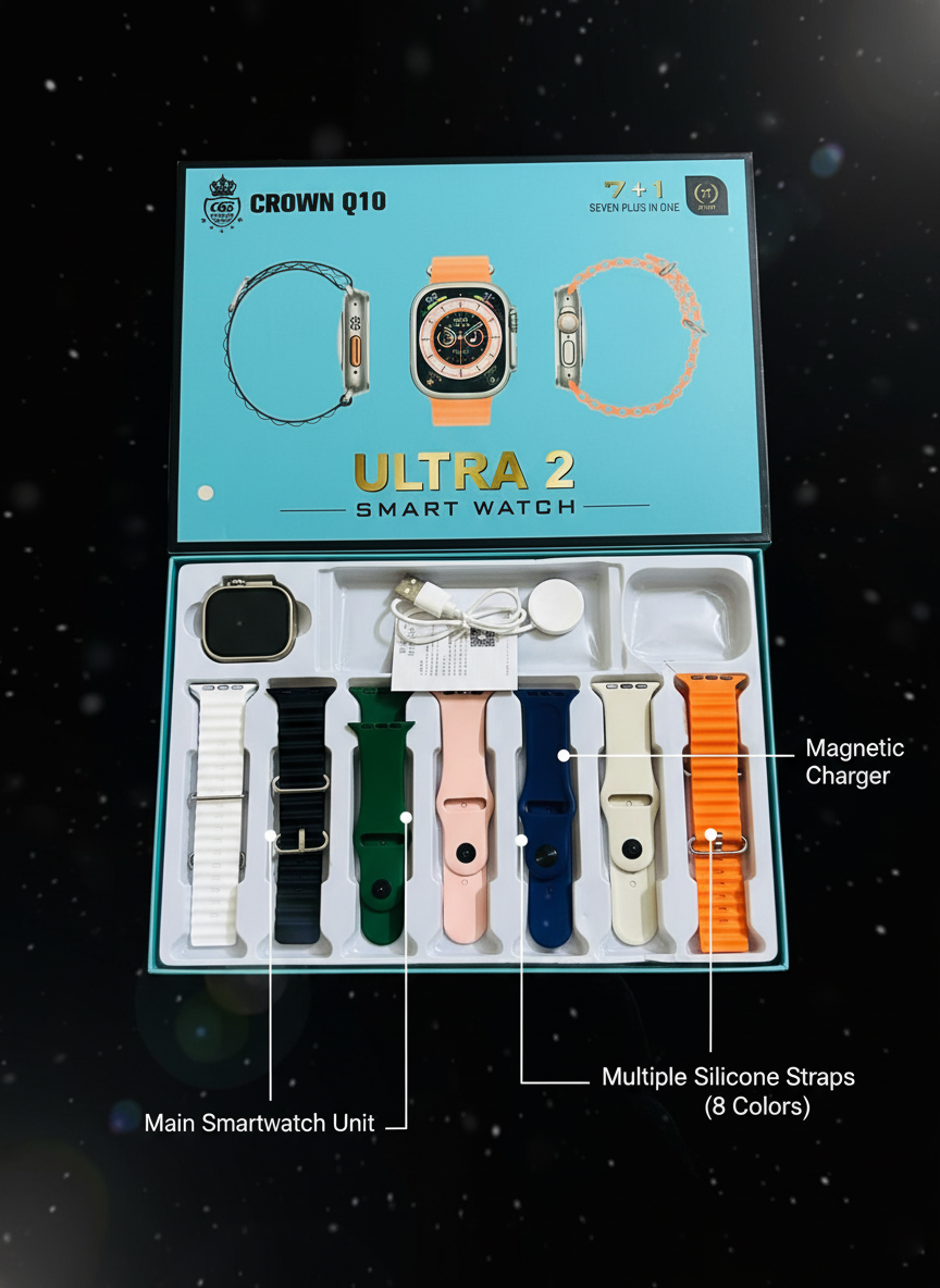 Q10 7 In 1 Smart Watch