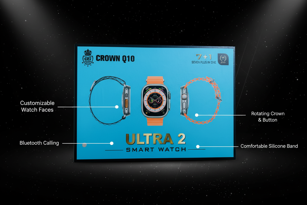 Q10 7 In 1 Smart Watch