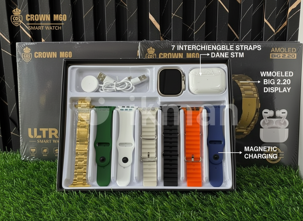 Crown M60 Ultra 2 with Earbuds